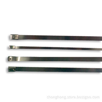 Stainless Steel Cable Ties with Four Different Types of Locking Heads